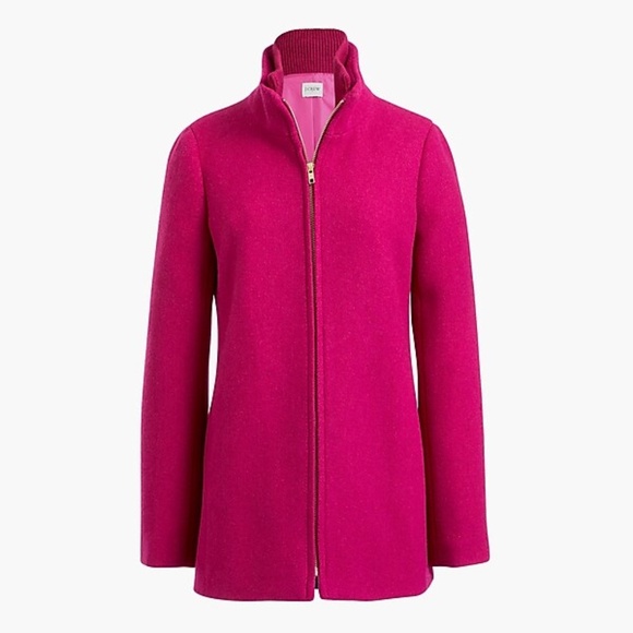 J. Crew Factory Jackets & Blazers - J Crew Factory Neon Plum Village Coat